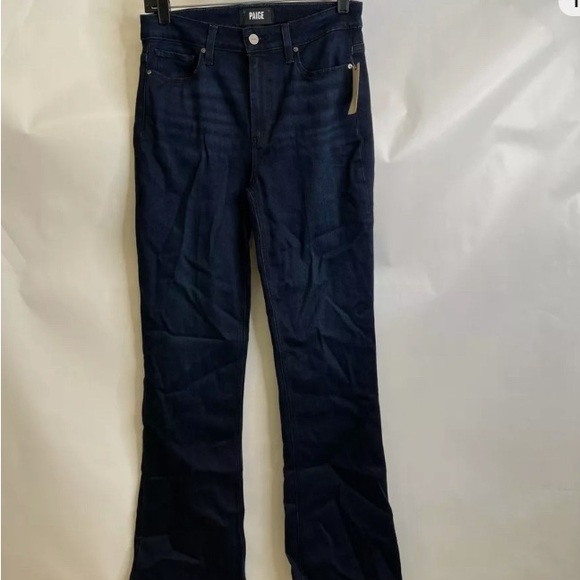Size 34 PAIGE ANTHROPOLOGIE Laurel Canyon High-Rise Flare women Jeans - Picture 2 of 8